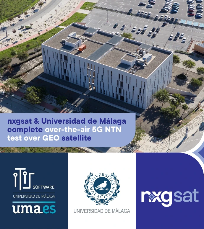 5G NTN test over satellite